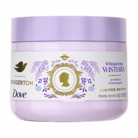 Dove Body Scrub - Whispering Wisteria - Orchids & Champagne Scent